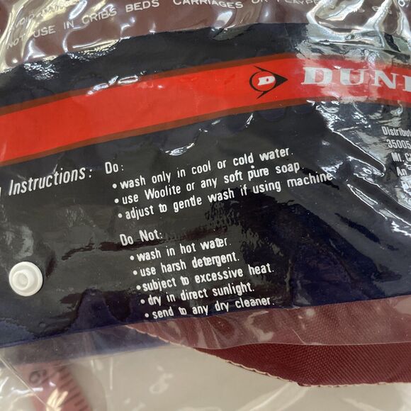 VINTAGE Dunlop Golf Driver Head Cover Set of‎ 4 Nylon RETRO Hi Tech Style - Picture 7 of 8